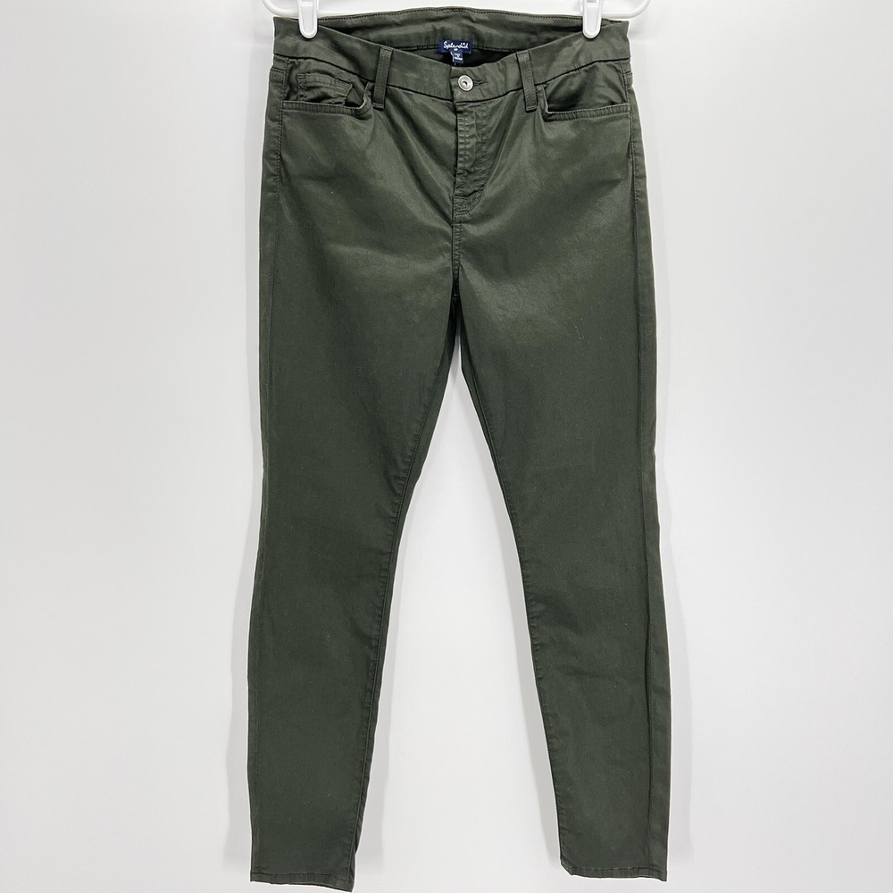 NWT Splendid Women's Green The Ankle Skinny Stretch Jeans Sz 30 Mid Rise $179.00